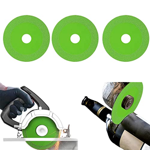 3PCS Ultra-Thin Diamond Saw Blade Wheel - 100mm Glass Cutting Disc for Angle Grinder, Ceramic, Tiles & Marble - Durable Precision Cutting Tool for DIY Projects & Home Renovations