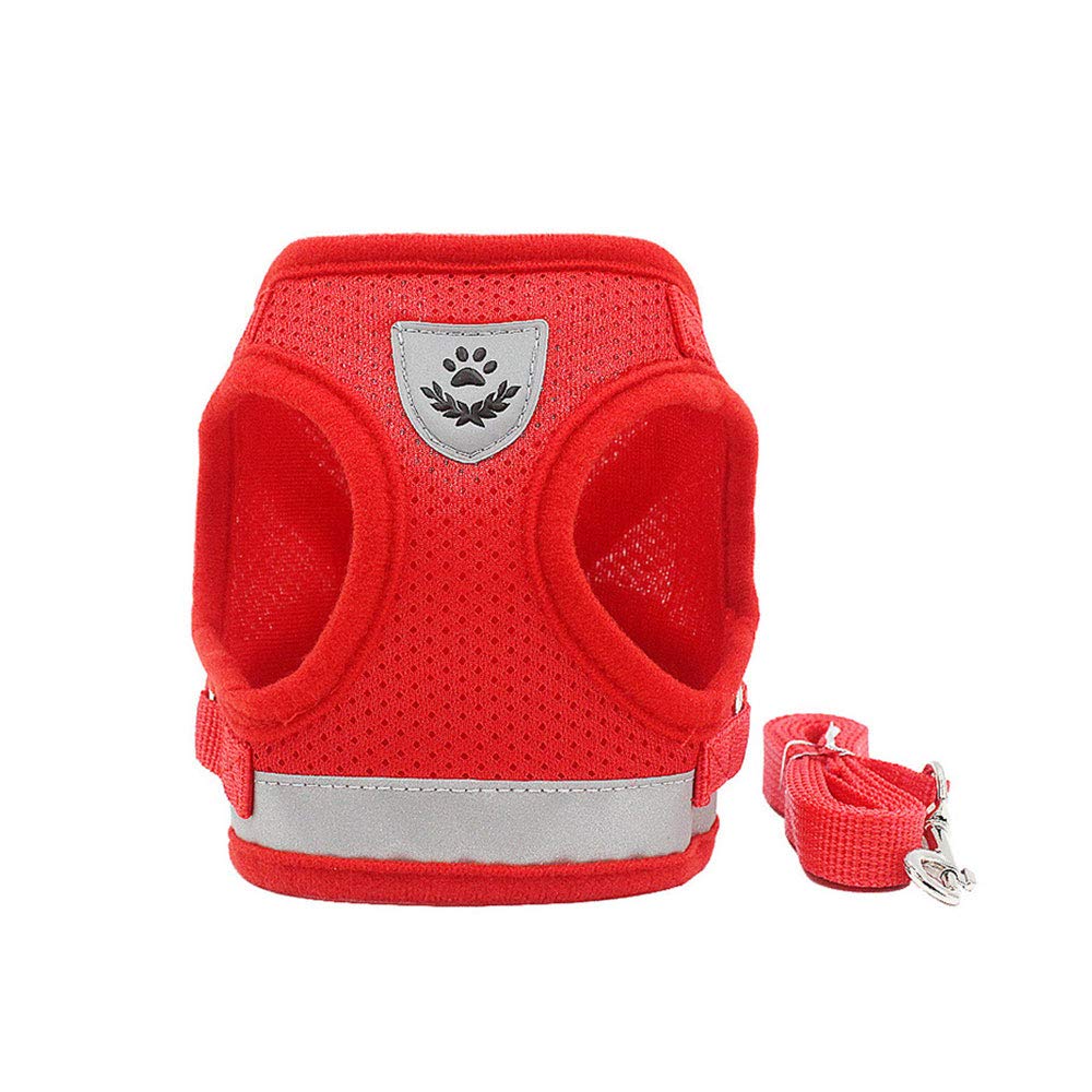 Oncpcare Adjustable No-Pull Dog Harness & Leash Set - Soft Mesh Vest for Small to Medium Pets, 47.2