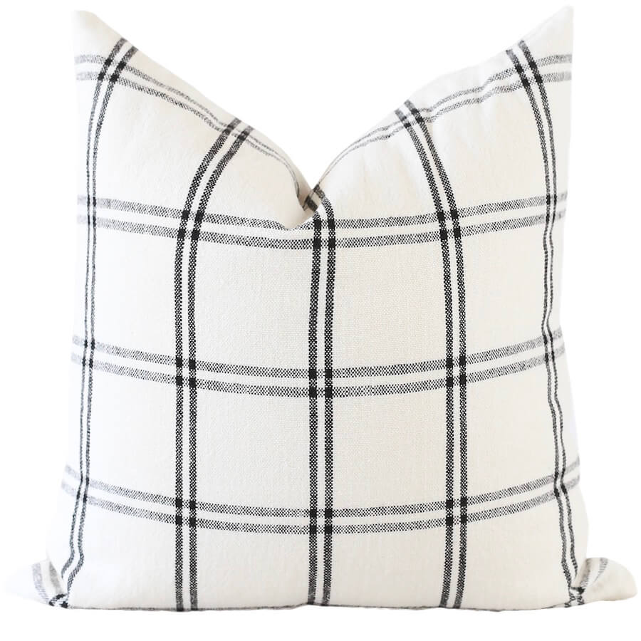 Premium Bradford Pillow Cover - Soft & Durable Decorative Pillow Case for Sofa, Bed, Couch - Home Decor & Living Room Accessories