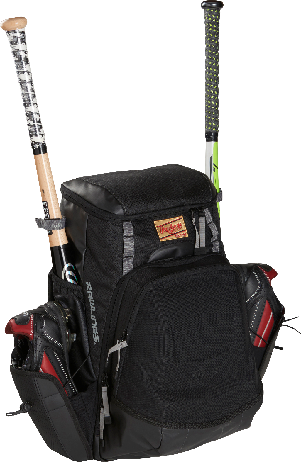 Rawlings GG Series R1000 Baseball Backpack for Players - Durable Sports Bag for Training, Games & Travel | Perfect for Baseball, Softball & School Use