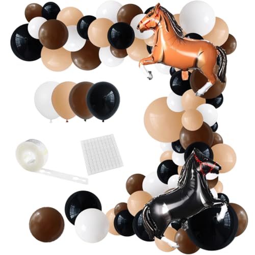 Black Nude Brown Horse