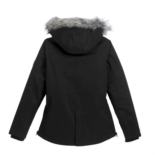 Dover Saddlery Kids' Bristol Jacket - Waterproof Equestrian Riding Coat for Girls & Boys, Size Small, Iron Ink - Perfect for Horseback Riding Lessons & Outdoor Activities