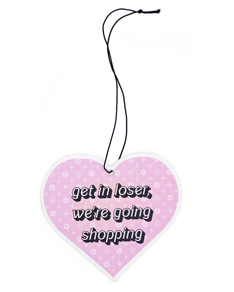 Get In Loser Car Air Freshener - Bubblegum Scented Hanging Air Freshener for Cars | Funny Car Accessories for Teens & Young Adults | Perfect for Road Trips & Daily Commutes
