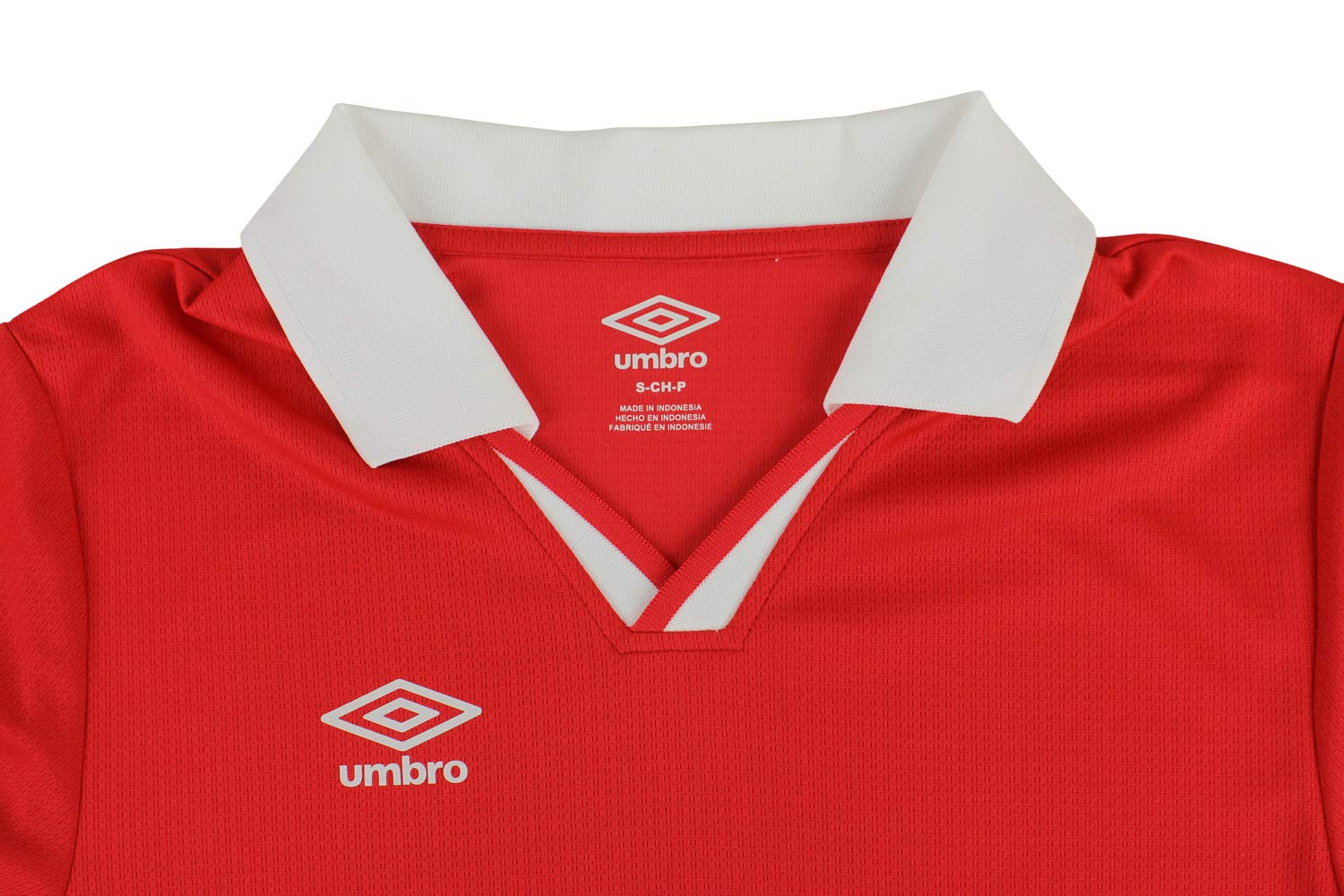 Umbro Men's Johnny Collar Short Sleeve Jersey - Breathable Soccer Jersey for Training & Match Play - Perfect for Football, Sports & Casual Wear