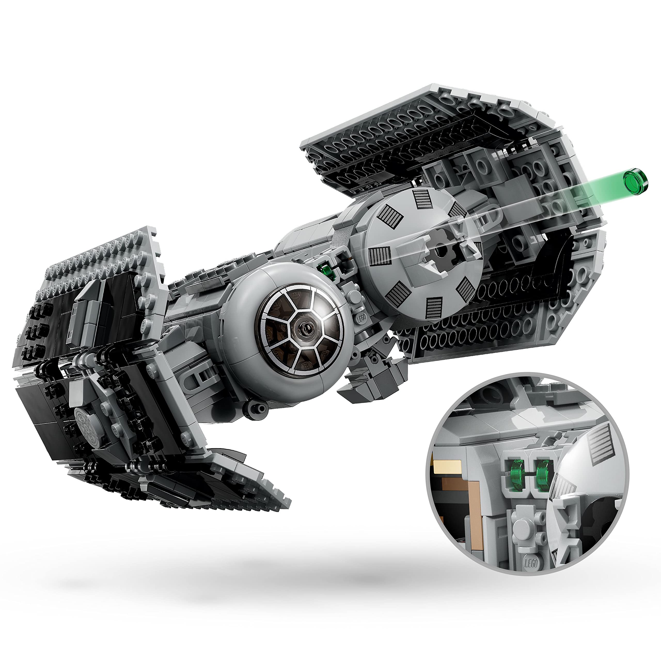LEGO Star Wars TIE Bomber 75347 Building Kit - Collectible Star Wars Toy with Gonk Droid & Darth Vader Minifigure - Perfect Gift for 9 Year Olds - Build & Display for Star Wars Fans & Collectors