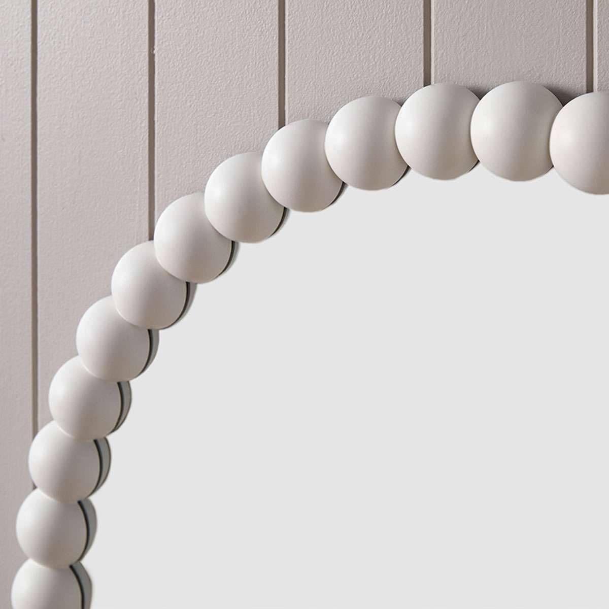 White Round Bobbin Mirror - Perfect for Sewing, Embroidery, and Crafting Projects