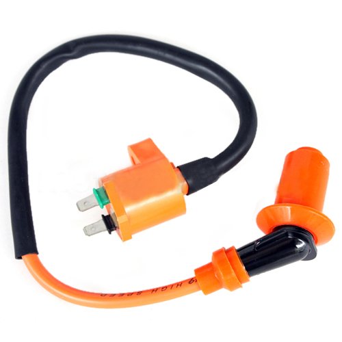 High Performance X-PRO Ignition Coil for 50cc-150cc GY6 Engines - Compatible with Scooters, Mopeds, ATVs, Go Karts, Quads & Dune Buggies (Fits Roketa, Taotao, Coolster Models) - Perfect for Off-Road Adventures & Urban Commuting