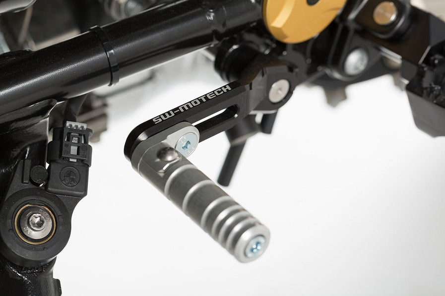 SW Motech RnineT Series (2020) Adjustable Folding Shift Lever - Premium Motorcycle Gear Shifter for BMW RnineT - Perfect for Urban Commuting & Long-Distance Touring