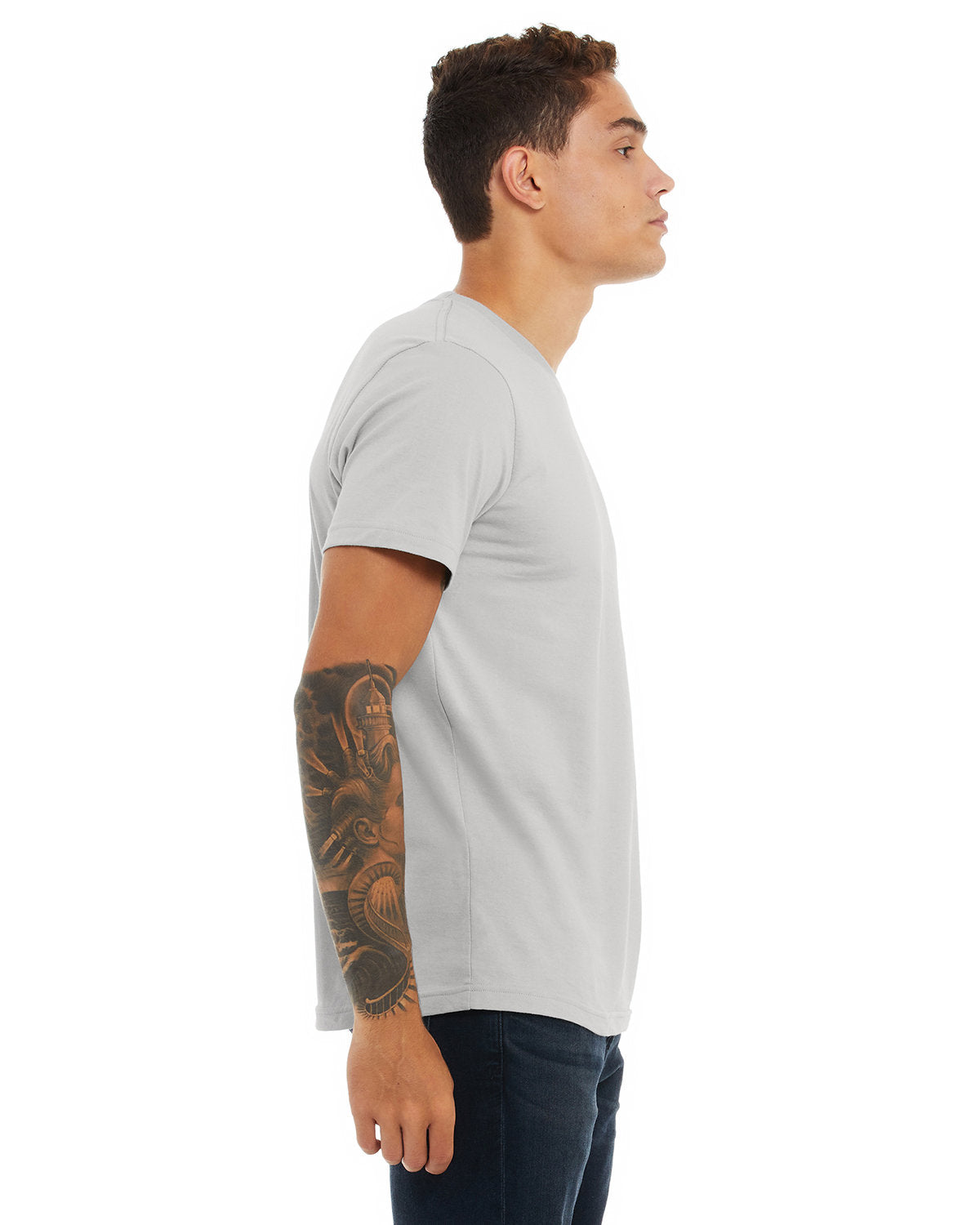 Bella + Canvas 3001C Unisex Jersey Short Sleeve T-Shirt - Soft Cotton Crewneck Tee for Men & Women - Perfect for Casual Wear, Screen Printing, and Everyday Outfits