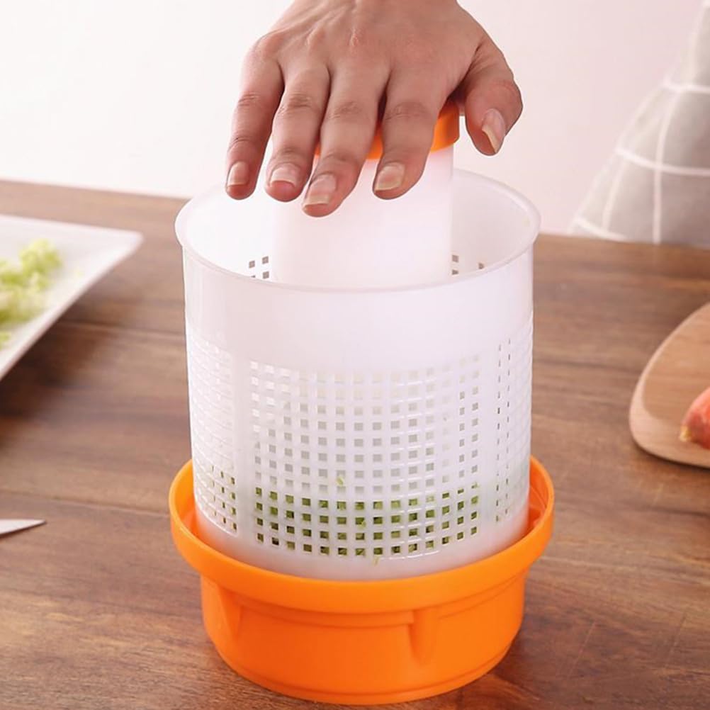Portable Food Dehydrator for Fruits & Vegetables - Manual Potato Press, Lemon Squeezer & Salad Dryer - Perfect for Camping, Hiking & Healthy Snacks