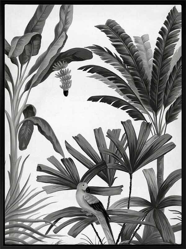 Dominica III Canvas Art Print - Tropical Island Landscape Wall Decor for Living Room, Bedroom & Office - Perfect for Home & Office Interior Design