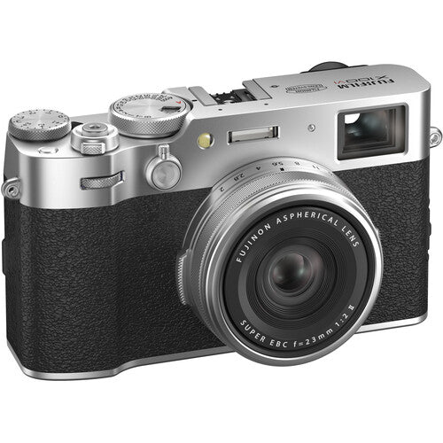 FUJIFILM X100VI Digital Camera 40.2MP APS-C Sensor - Silver | Compact & Lightweight for Travel, Street Photography & Vlogging