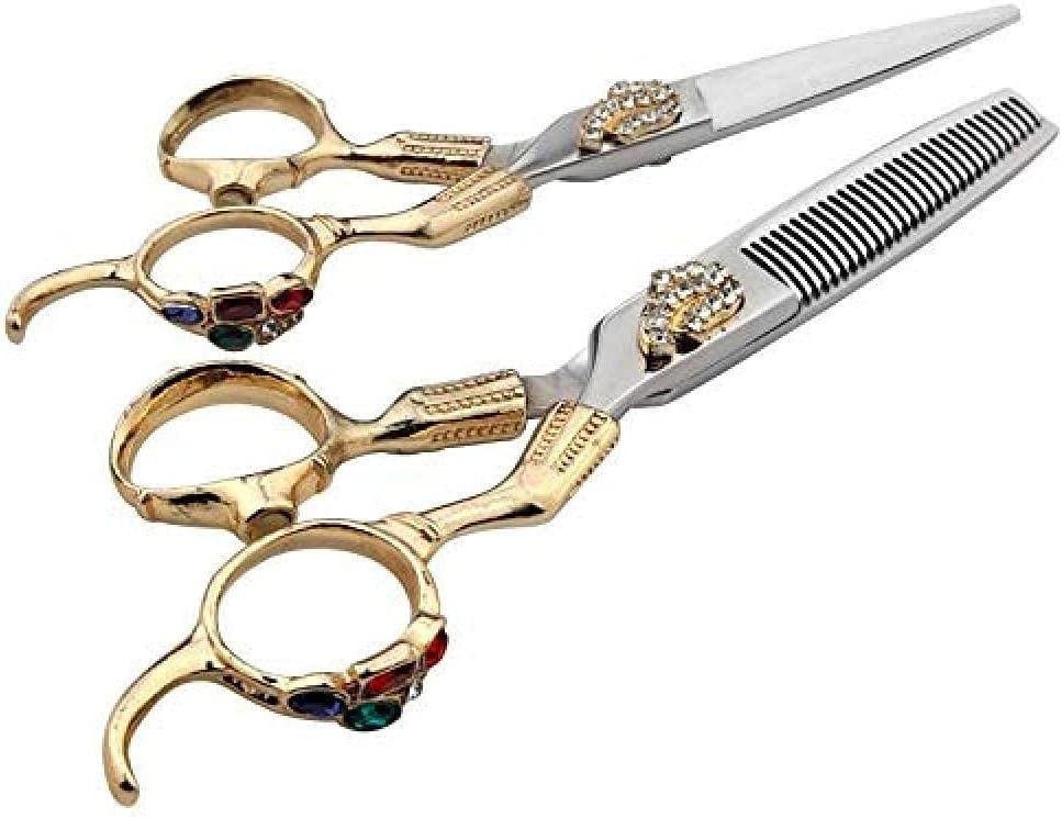 Professional Hairdressing Scissors Set - Hair Shears & Thinning Shears for Stylists, Barbers & Salons | Precision Cutting for Smooth Trims, Layers & Texturizing | Perfect for Salon, Home & Professional Use