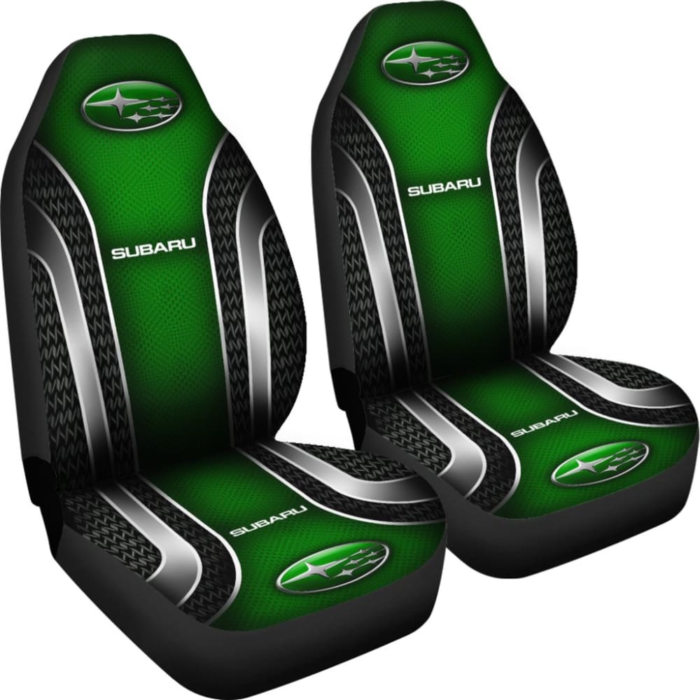 Premium 2-Piece Front Seat Covers for Subaru - Forest Green (Part# 144627) | Universal Fit | Waterproof & Durable Protection | Perfect for Outdoor Adventures, Camping & Daily Commute