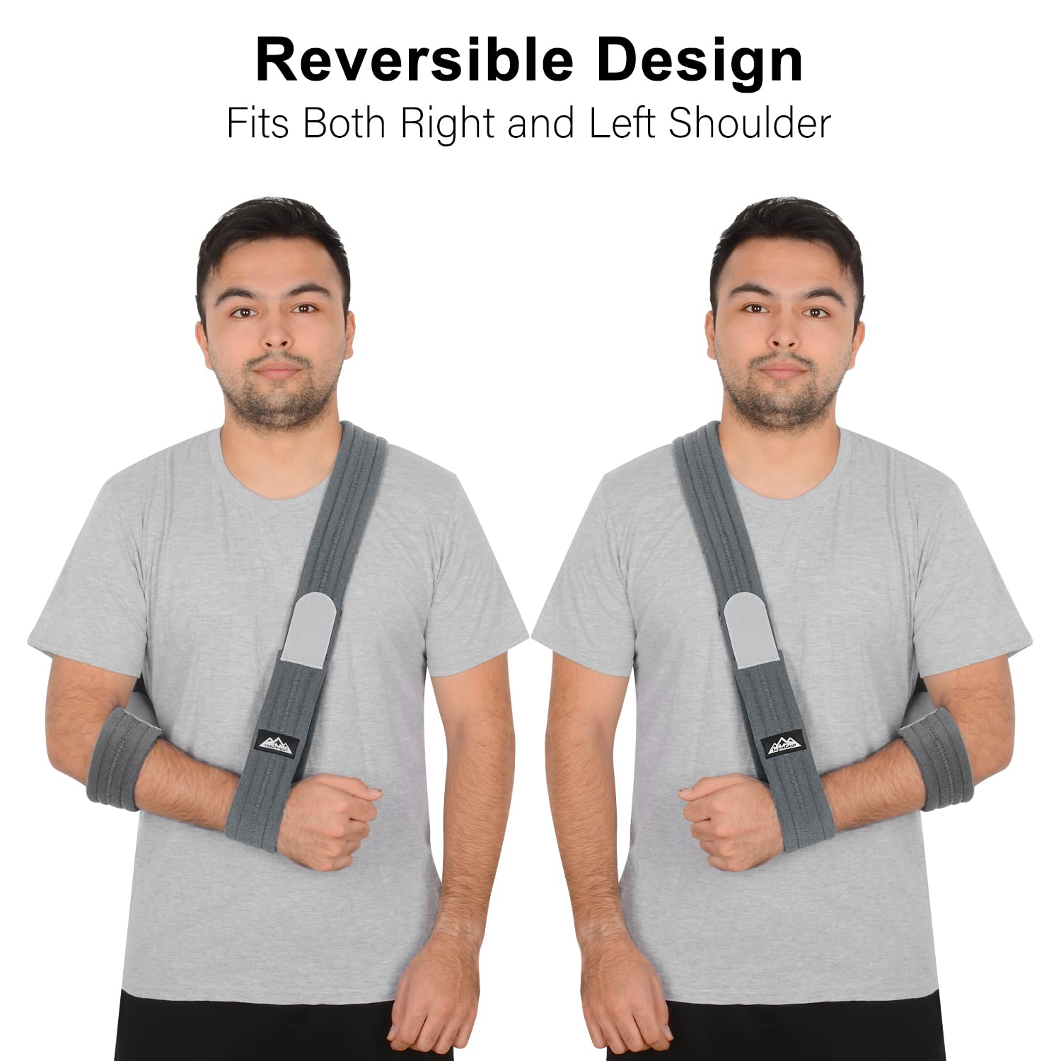 Supregear Adjustable Arm Sling - Lightweight Shoulder Support for Injured Arm, Elbow, Broken Collarbone, Torn Rotator Cuff & Dislocation - Left/Right Arm Immobilizer for Men & Women - Perfect for Post-Surgery Recovery & Daily Comfort
