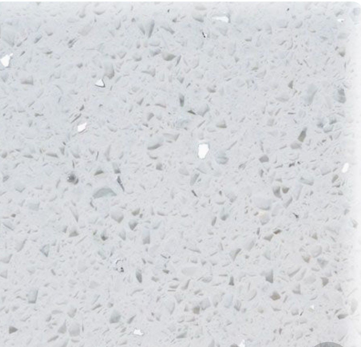49-Inch Sparkling Pebbled Quartz Countertop - Premium Tier 1 Add-On for Kitchen & Bathroom Renovation | Durable & Stylish Surface Upgrade