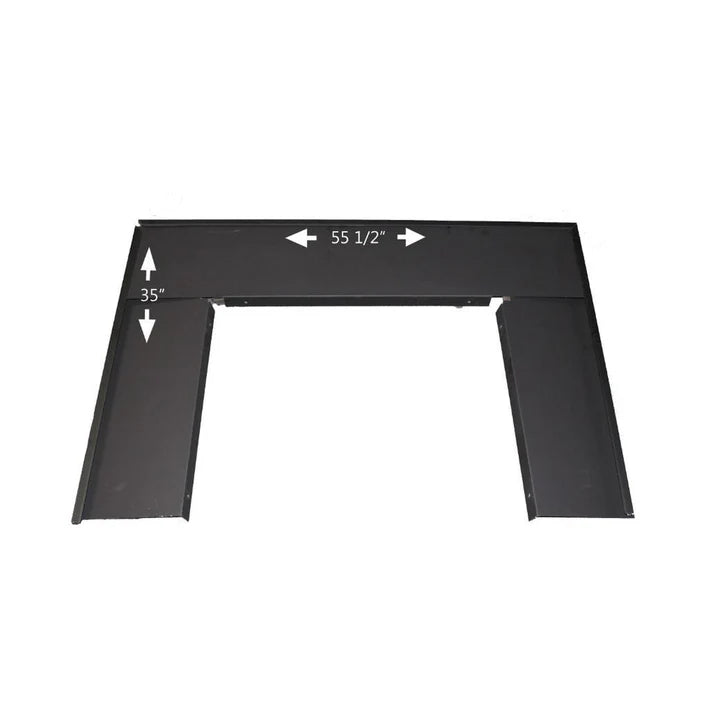 Buck Stove Trim Kit for Model 91 - Replacement Wood Burning Fireplace Insert Accessory - Perfect for Home Heating & Rustic Decor
