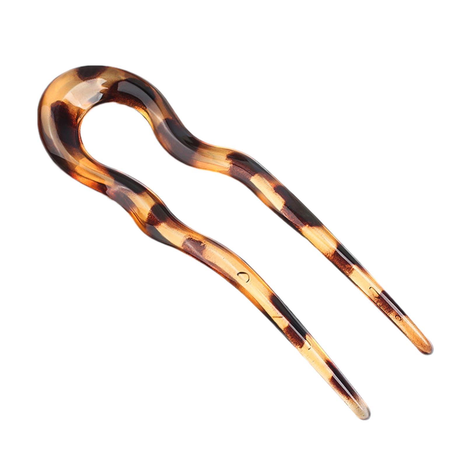 French Hair Pins - 2Pcs U-Shape Hair Clips for Women | Hair Bun & Updo Styling