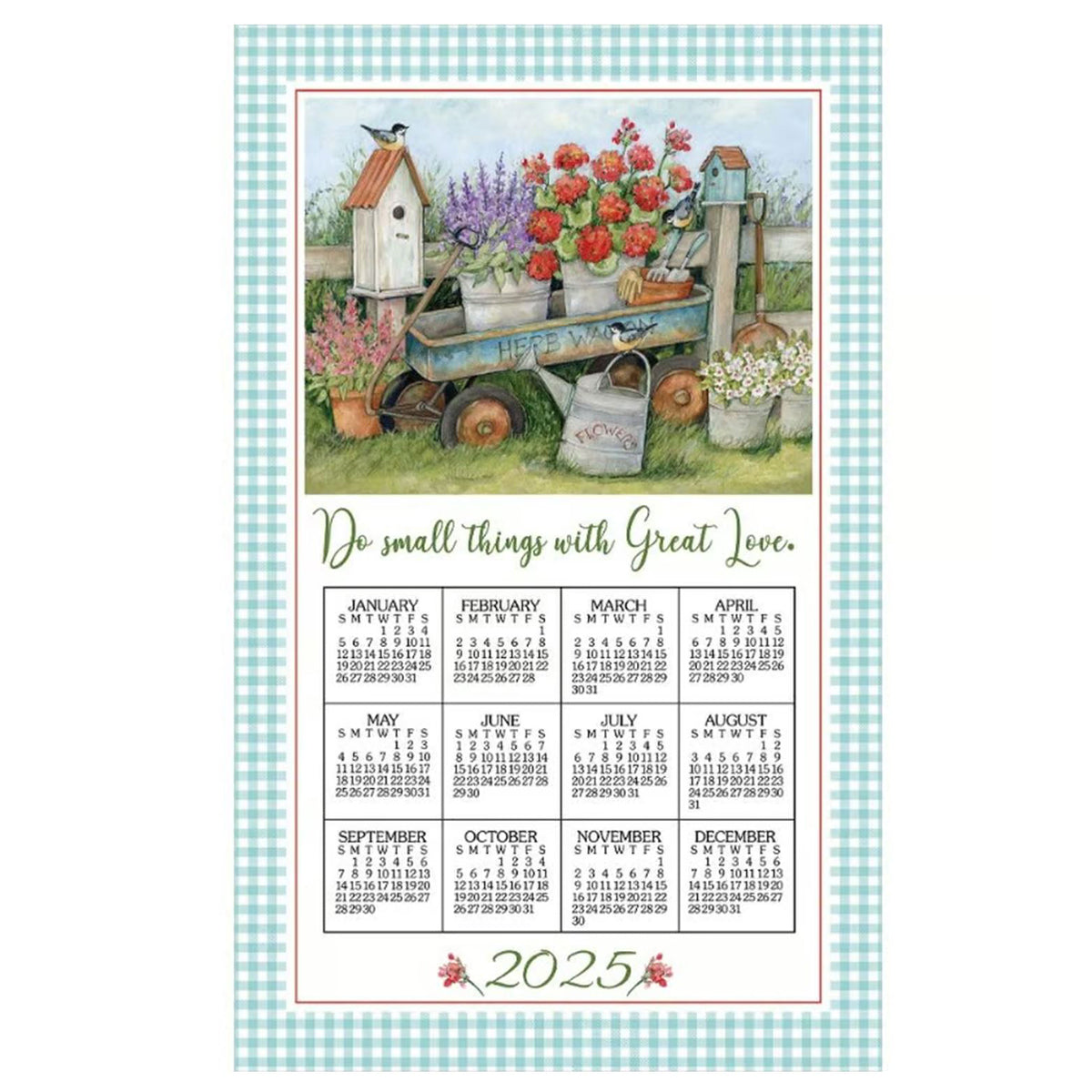 2025 Calendar Towels - Premium Cotton Bath & Kitchen Towels with Yearly Planner - Perfect for Home, Office, and Gifts