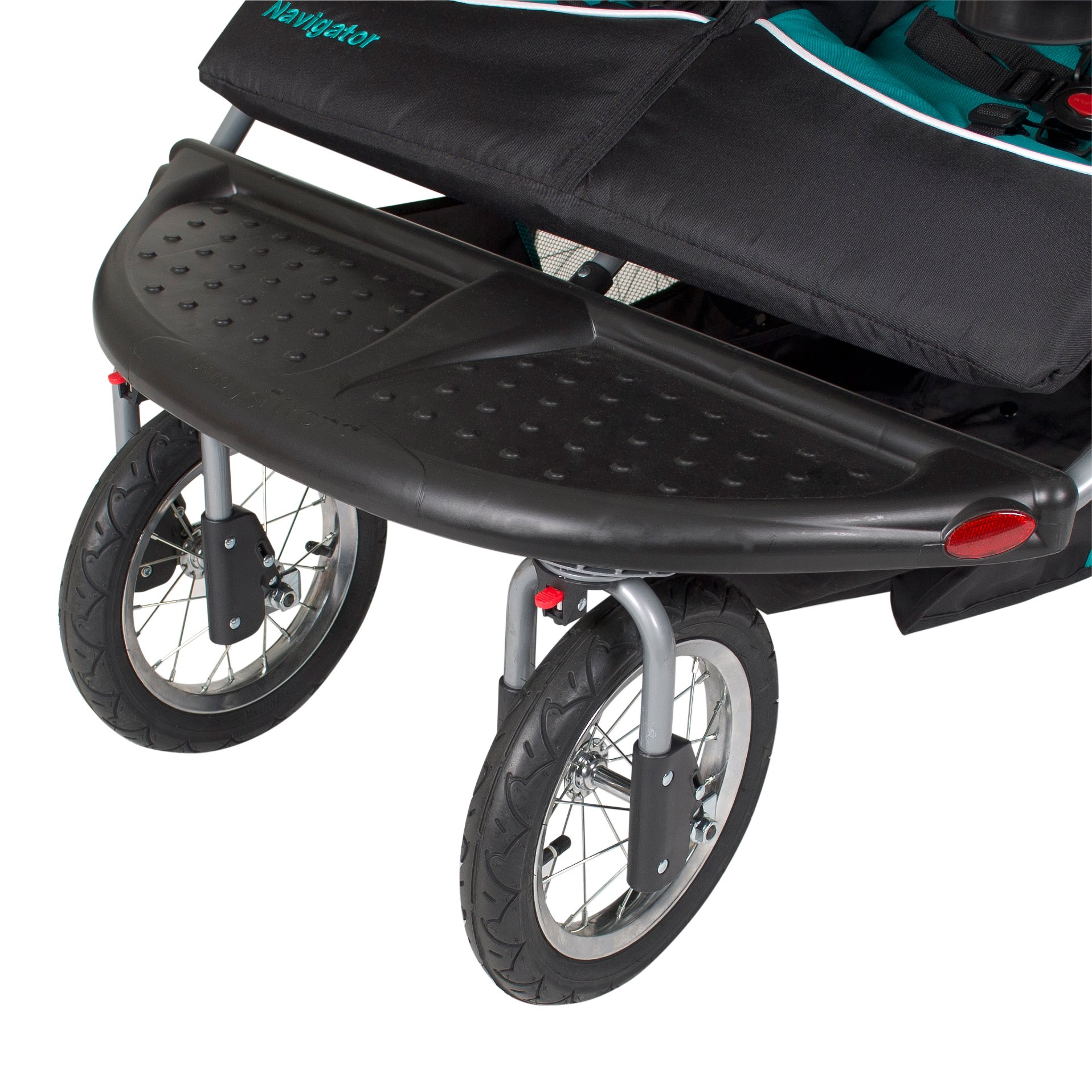 Baby Trend Navigator Double Jogger Stroller with Tropic & Secure Snap Tech 35 Infant Car Seat - Lavender Ice | Lightweight Side by Side Stroller for Twins | Perfect for Running, Shopping & Outdoor Adventures