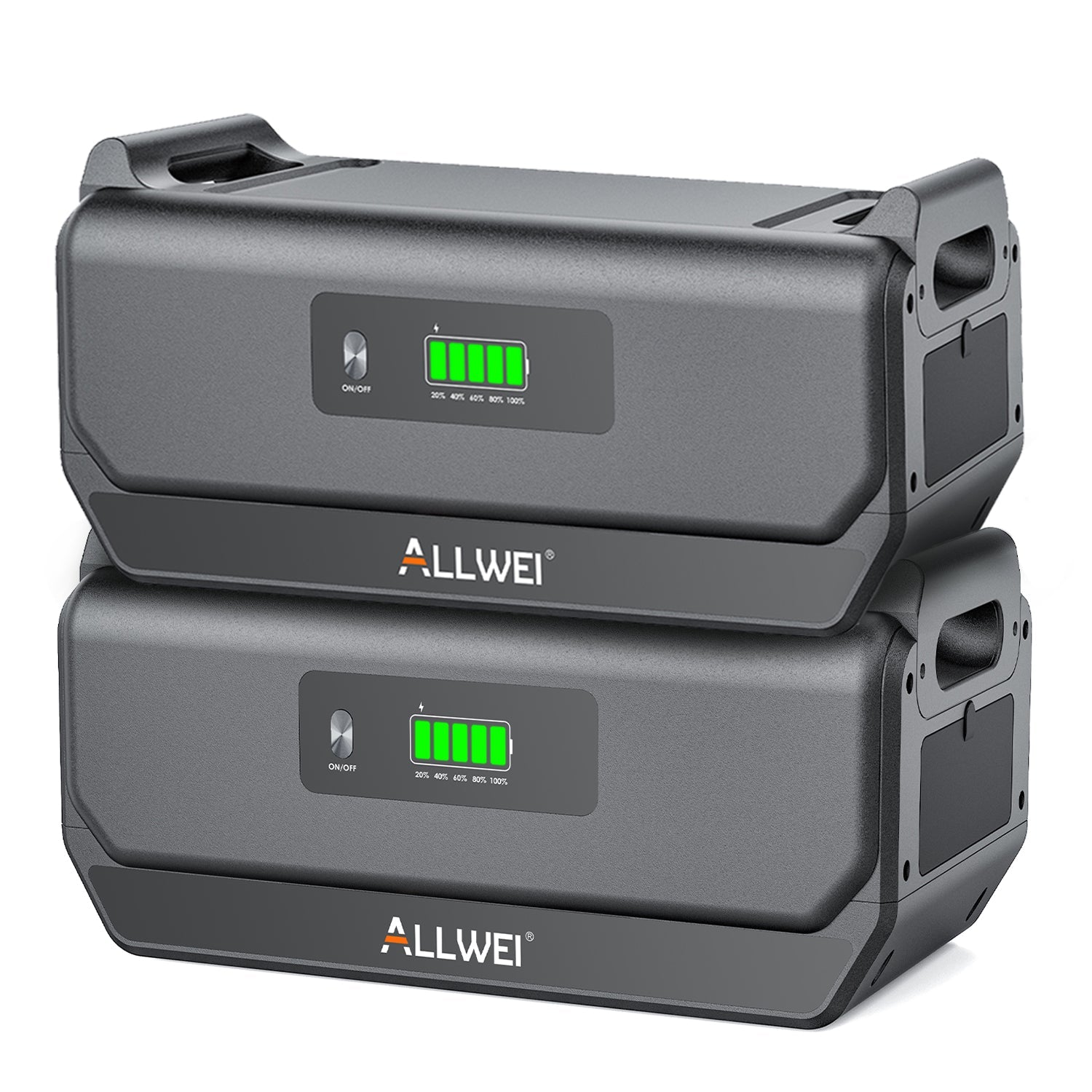 ALLWEI B200 PRO Expansion Battery for PPS2400 Power Stations - Portable Backup Power for Camping, Emergencies & Outdoor Adventures