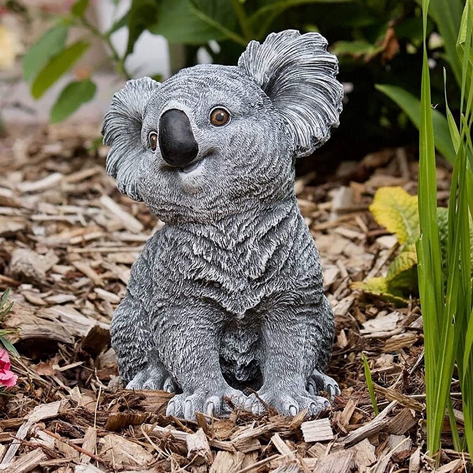 Koala Garden Statue - Cute Outdoor Animal Sculpture for Lawn, Patio & Yard Decor - Unique Handcrafted Garden Ornaments & Gift Ideas for Nature Lovers