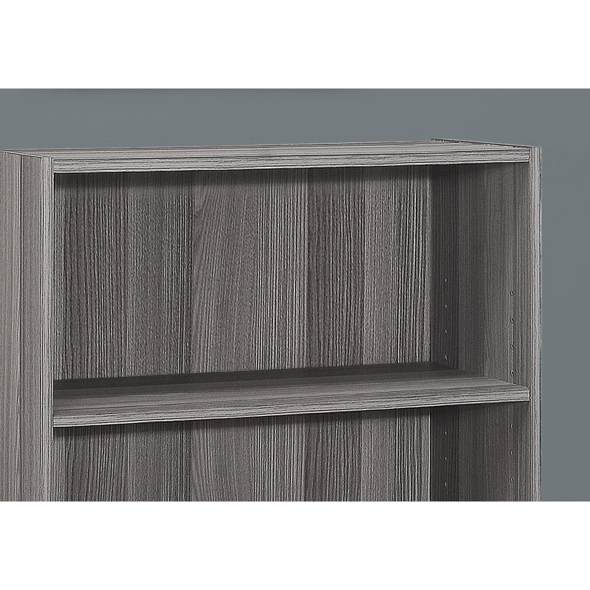 Monarch Five+ I 7478 Bookshelf - Modern Wooden Bookcase for Home & Office - Perfect for Living Room, Bedroom, or Study Room Storage