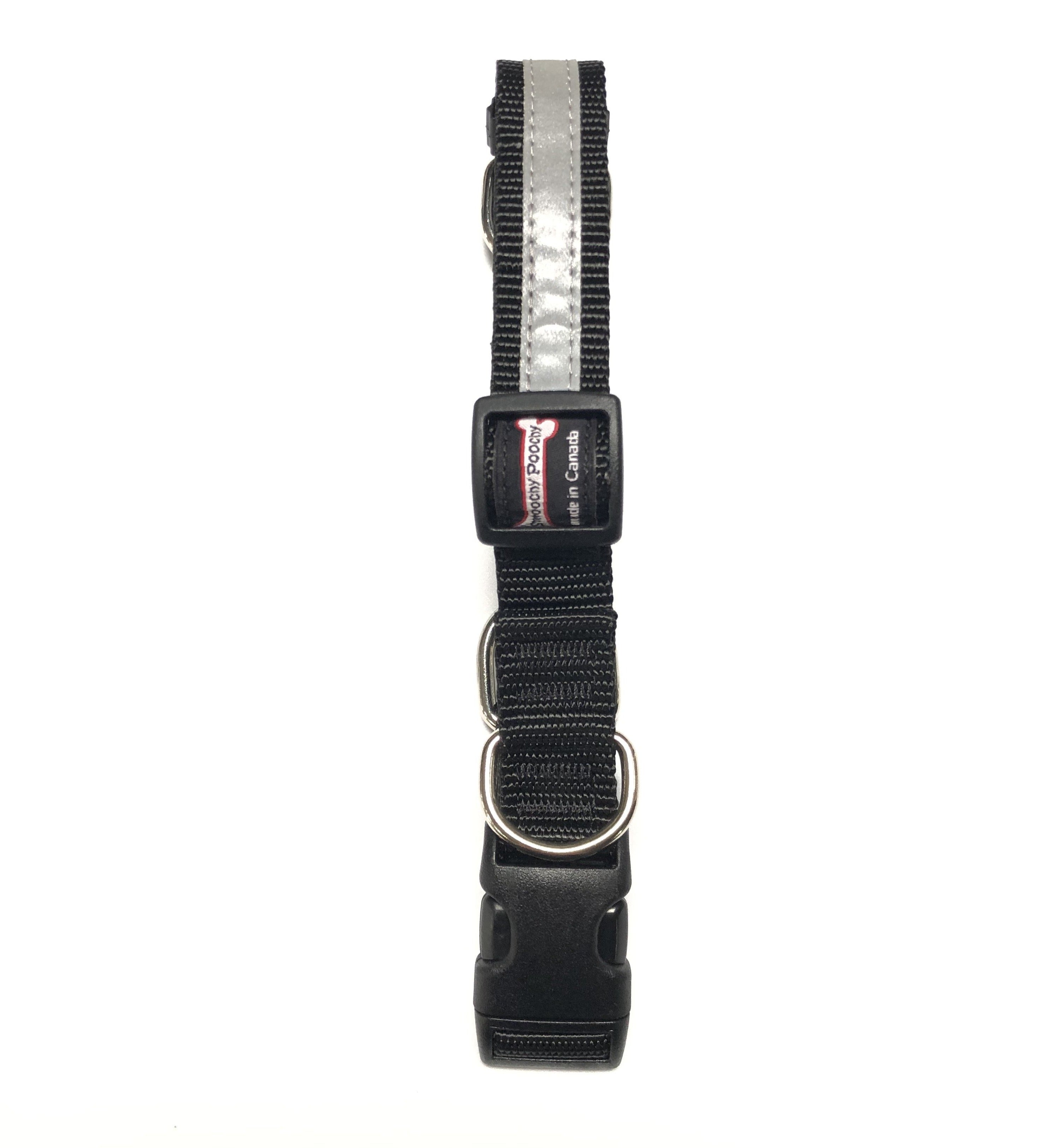 Smoochy Poochy Martingale Dog Collar with Quick Release Clip - Nylon Adjustable No-Slip Pet Collar for Training & Walking - Perfect for Small, Medium & Large Dogs