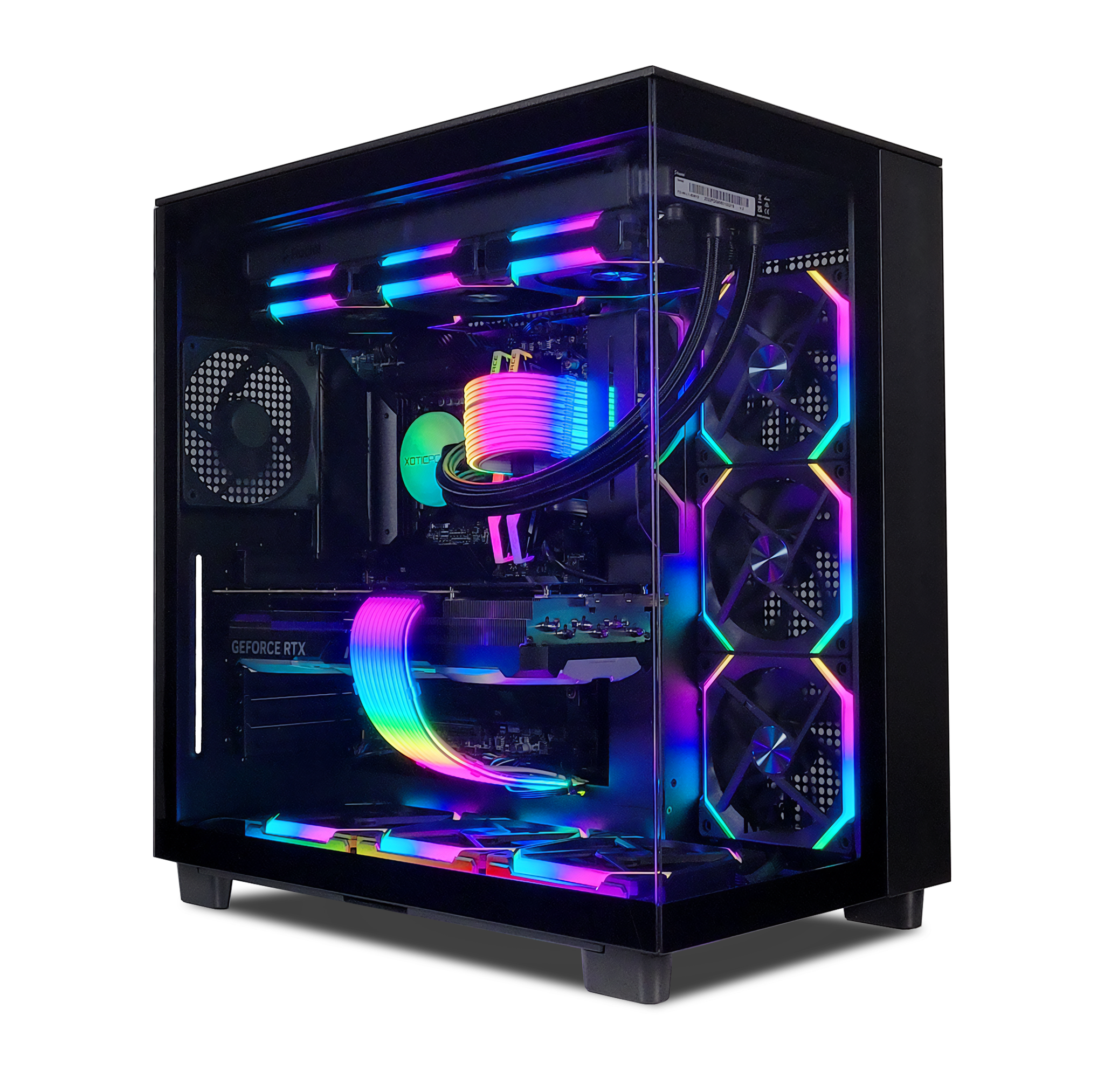 XOTIC PC GX11 H9 Flow High-Performance Gaming Desktop Computer - Intel Core i9, RTX 3080, 32GB RAM, 1TB SSD - Perfect for 4K Gaming, VR, Streaming & Content Creation