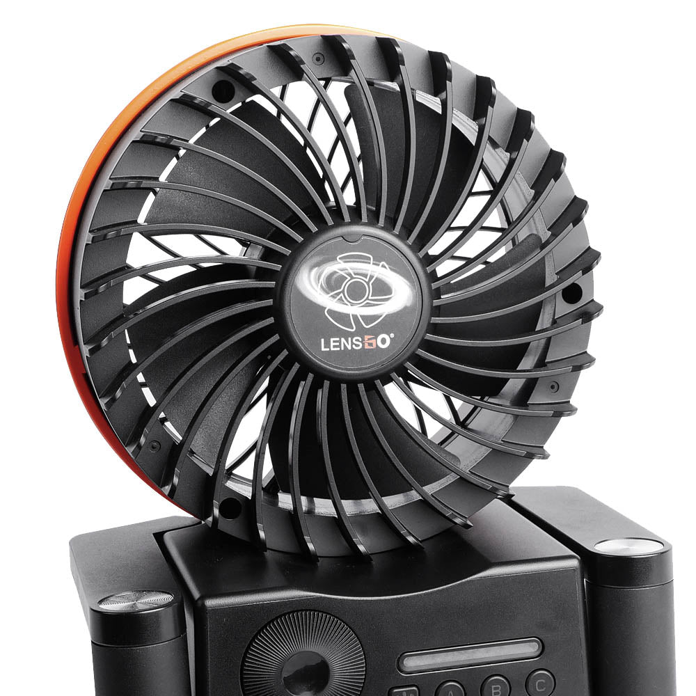 Typhoon 1 Compact Portable Handheld Photography Studio Fan - Professional Wind Machine for Photo Shoots, Video Production & Makeup Styling