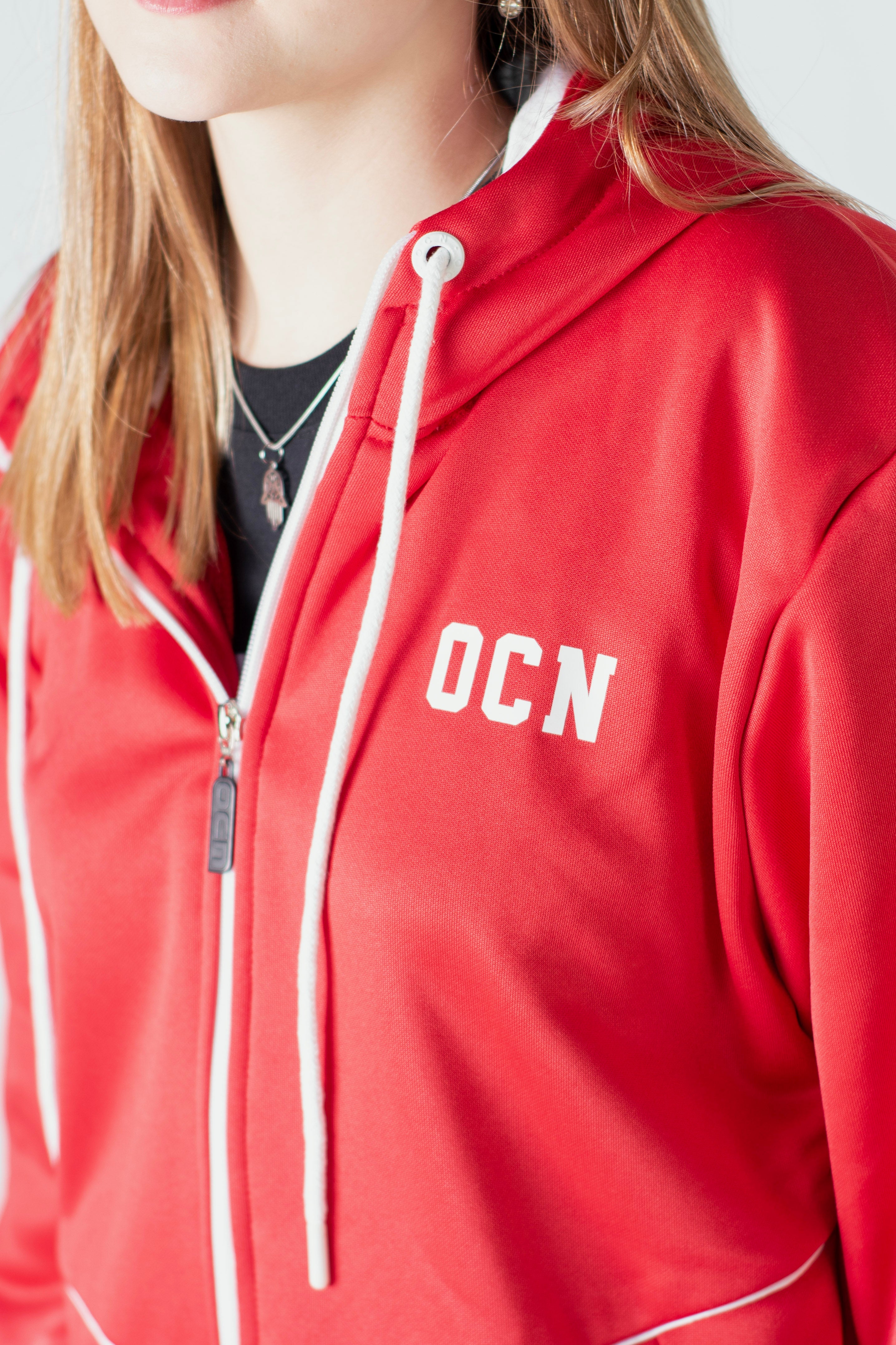 OCN H Lake Red Unixes Men's Waterproof Hiking Jacket - Lightweight & Breathable for Outdoor Adventures, Camping, and Travel