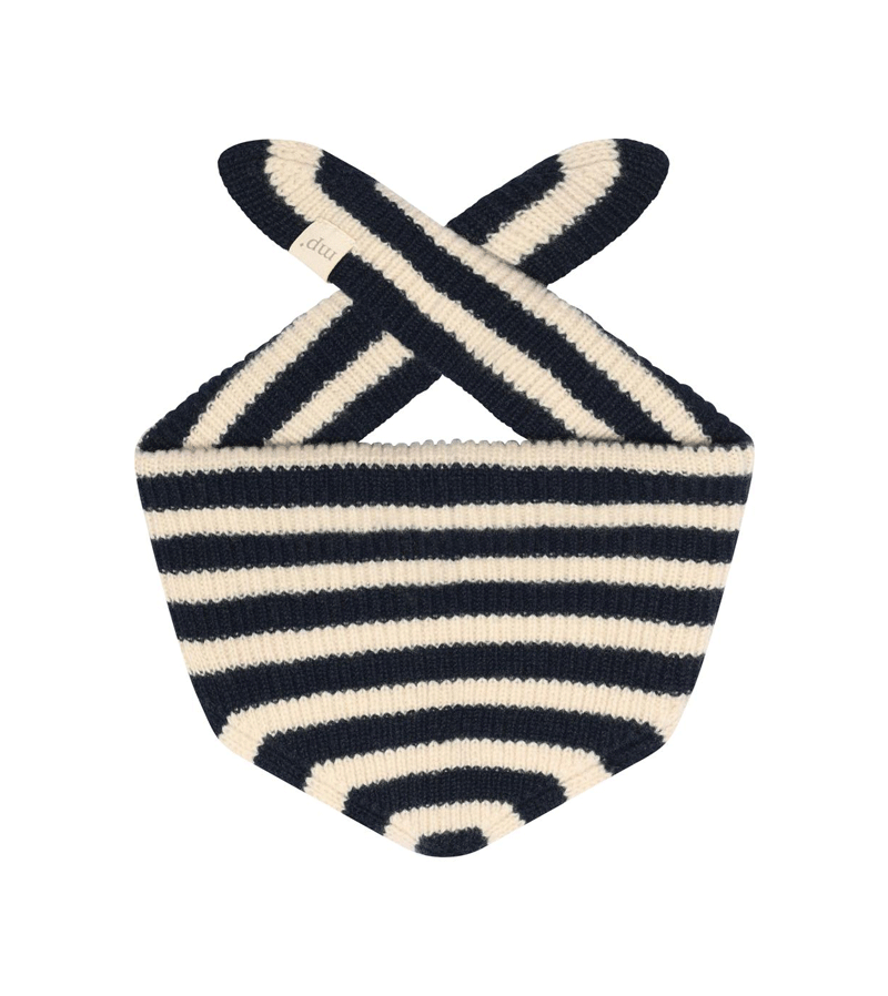 Stylish Denim Melange Bergen Striped Scarf by MP Denmark - Perfect for Winter Fashion & Casual Outfits