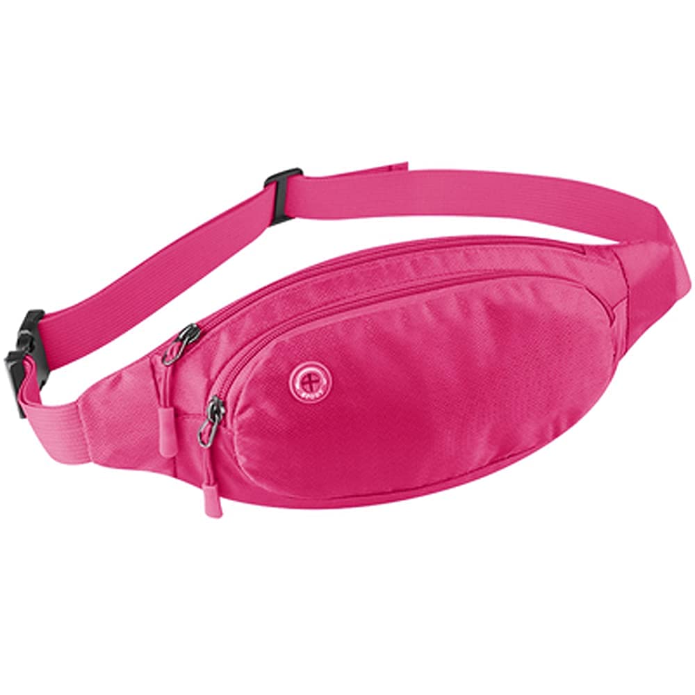 Waterproof Fanny Pack for Women & Men - Running, Hiking, Travel (Pink)