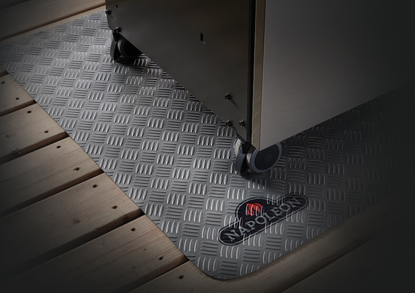 Premium Napoleon Grill Mat for Large Gas & Charcoal Grills - Heavy Duty Non-Slip BBQ Accessory (Model 68002) | Perfect for Backyard Cookouts, Tailgating & Outdoor Dining