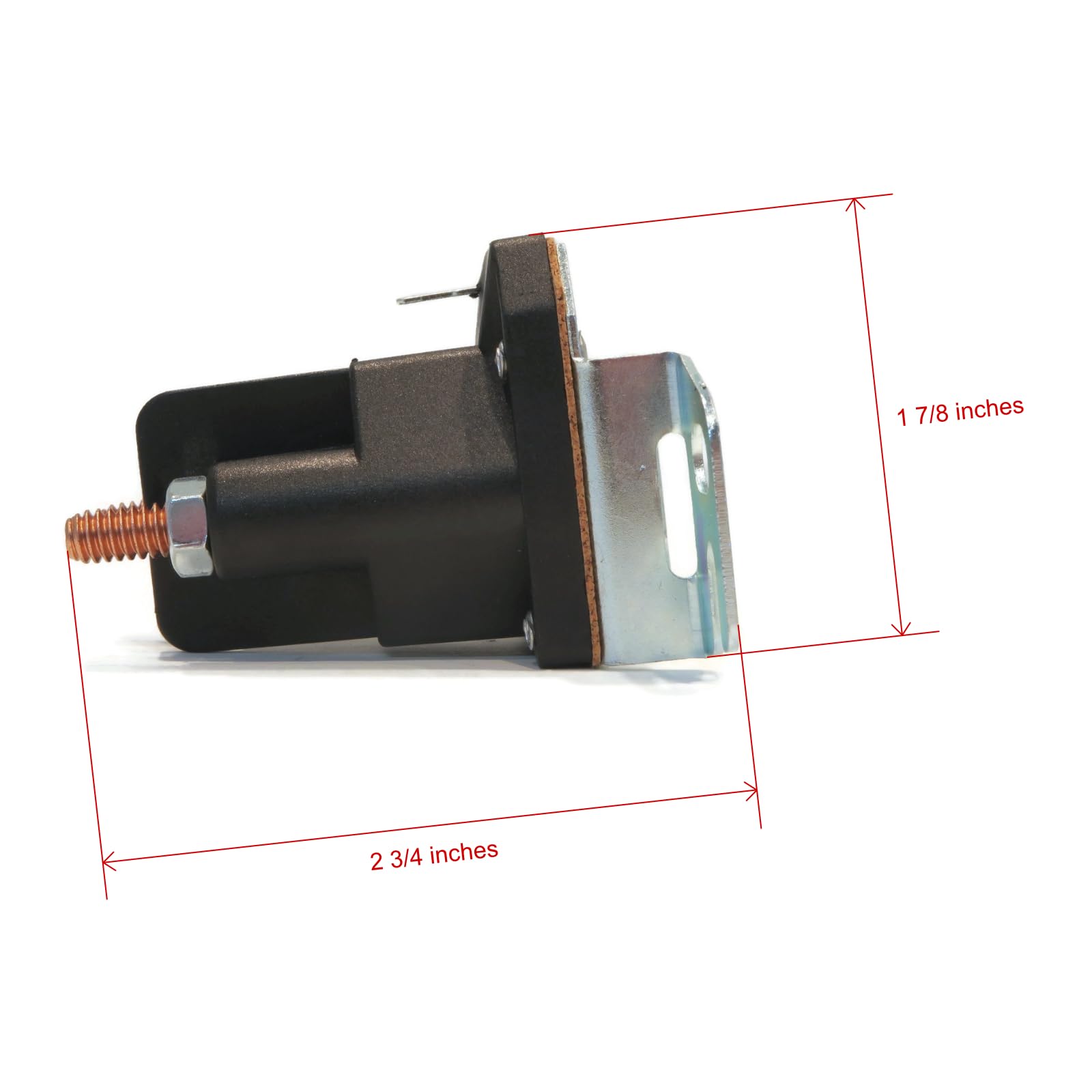 Briggs & Stratton Solenoid 286707-4529-E2, 287707-1230-E1, 289702-1107-E1 - Compatible Replacement Part for Lawn Mowers, Tractors & Outdoor Power Equipment