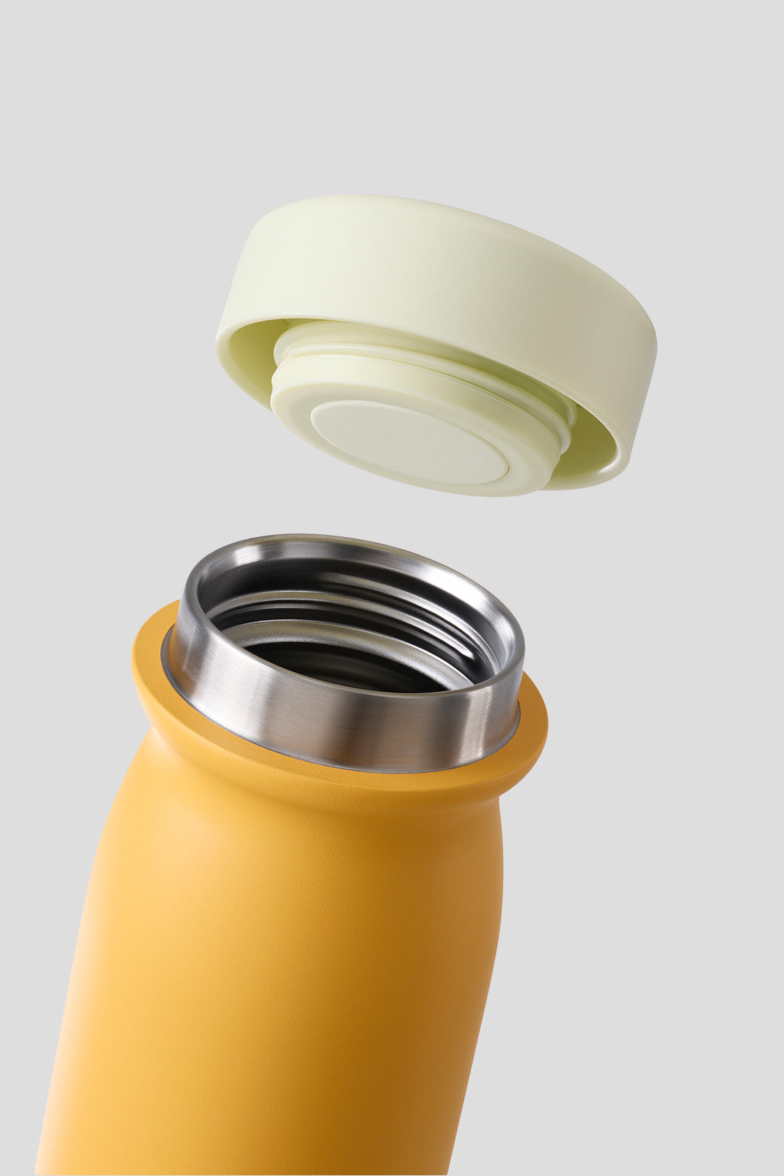 LightHeat 400ML Insulated Travel Mug - Leak-Proof Stainless Steel Coffee Thermos for Commuting, Camping & Office Use