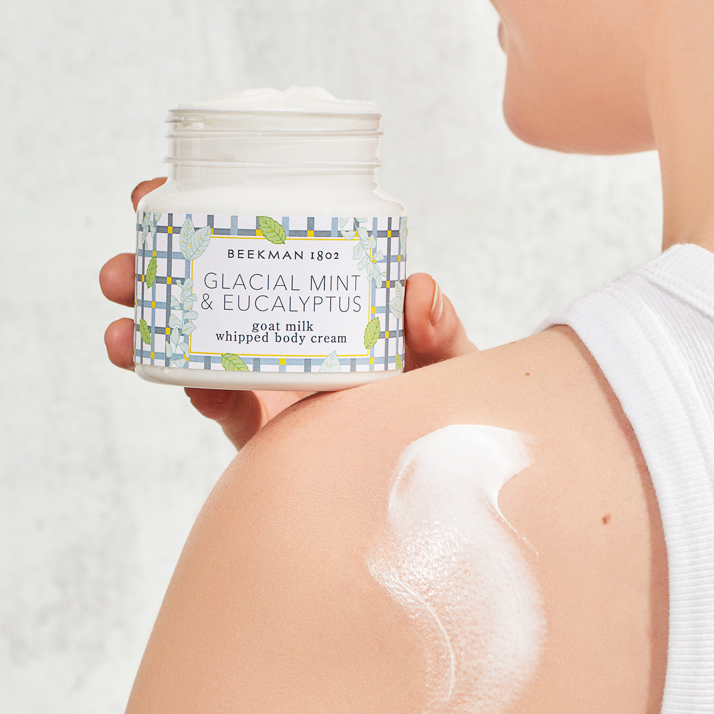 Glacial Mint & Eucalyptus Whipped Body Cream - Ultra Hydrating Moisturizer for Dry Skin - Perfect for Spa Day & Post-Workout Recovery
