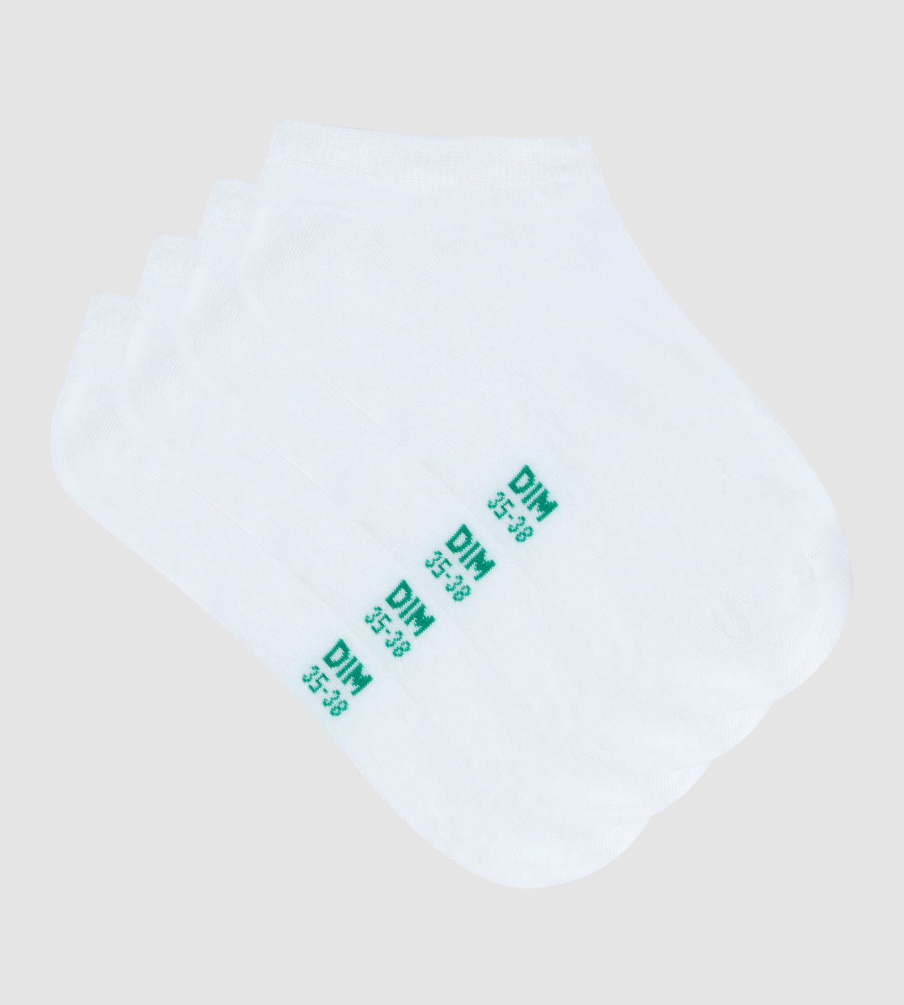 Organic Cotton Women's Ankle Socks 2-Pack - White | Comfortable & Breathable for Everyday Wear, Yoga, Workouts & Casual Outfits