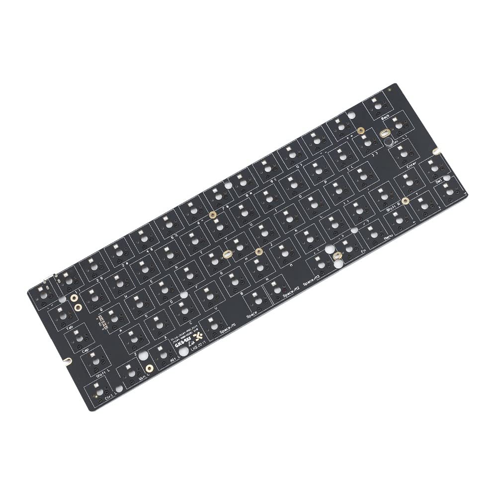 YMDK GH60 GK61 RGB Hot Swappable Mechanical Keyboard Kit - DIY Customizable with Plastic/CNC Aluminum Case & PCB (ANSI Layout) - Perfect for Gaming, Typing & Office Work