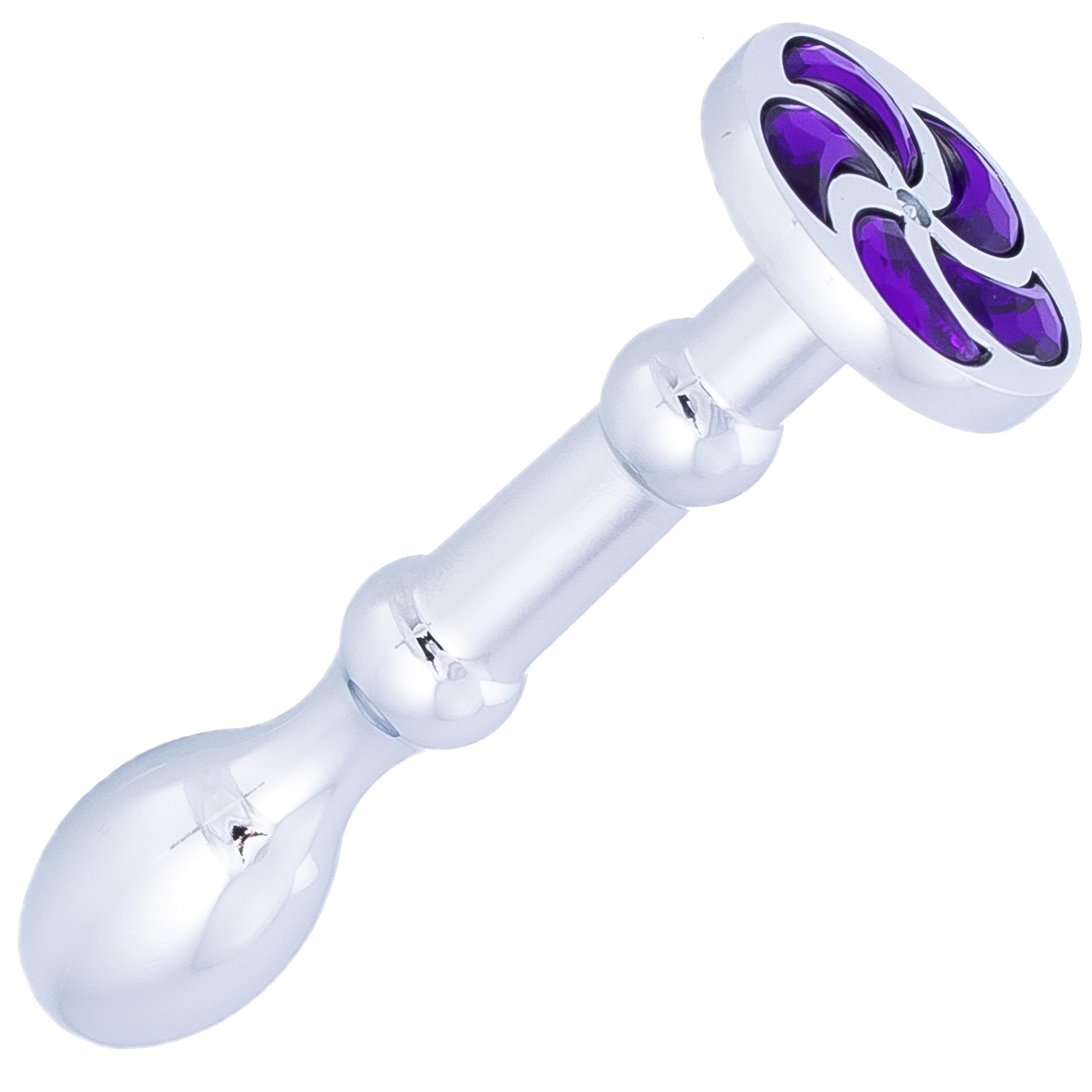 Metal Anal Plug for Women - Beginner Friendly Small Butt Plug with Jewel Design for Anal Stimulation & Pleasure | Perfect for Couples Play, Solo Exploration & BDSM Accessories