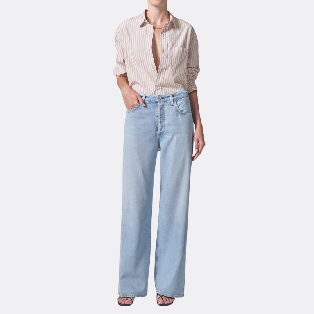 Annina High Rise Wide Leg Jeans for Women - Comfortable & Stylish Stretch Denim Pants - Perfect for Casual Outfits, Workwear & Everyday Wear