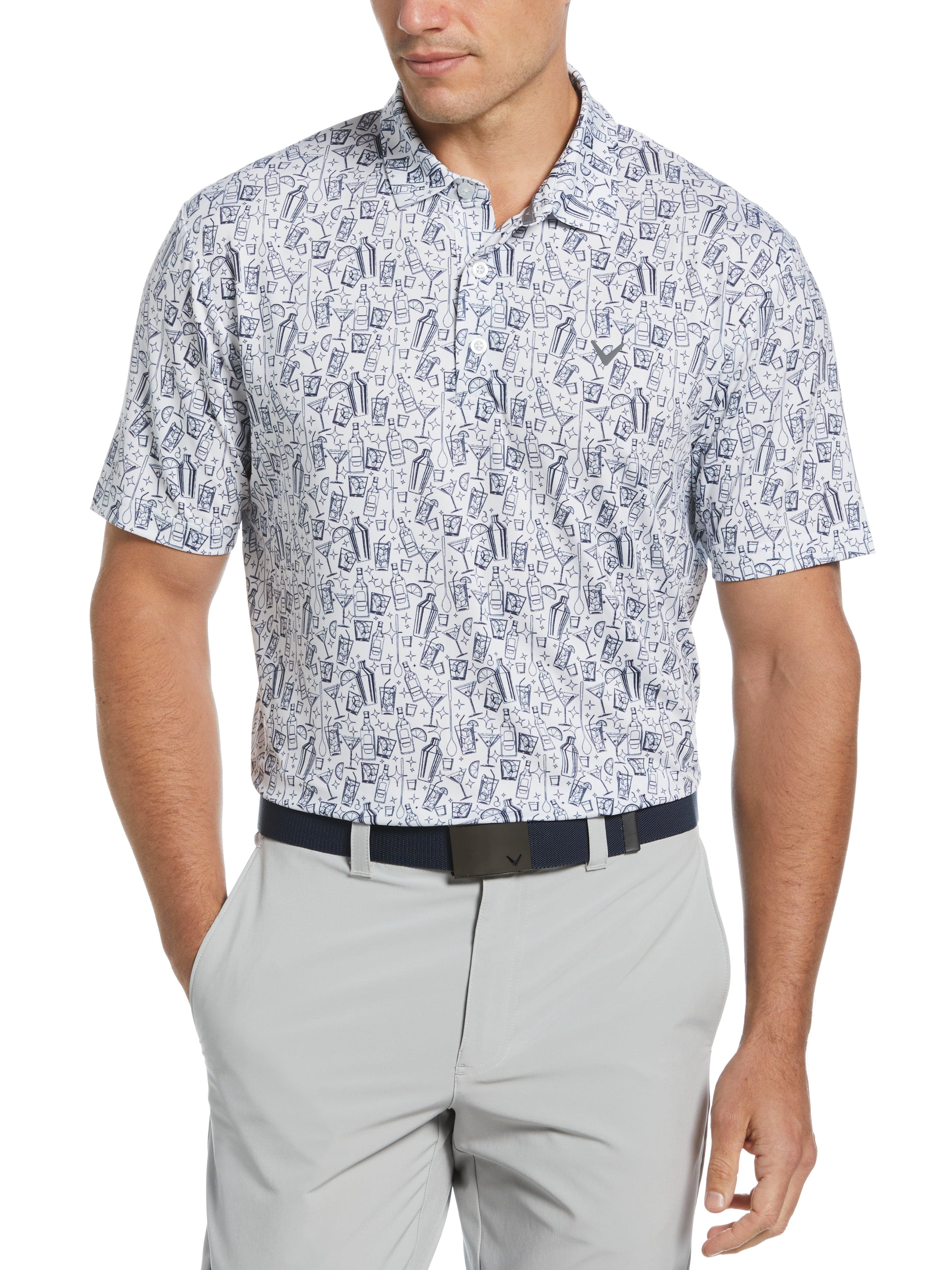 Men's Slim Fit Cocktail Polo Shirt - Breathable & Stylish for Casual Outings, Parties & Office Wear