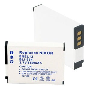 Original Nikon EN-EL12 Rechargeable Battery Replacement for Nikon Coolpix Cameras - Perfect for Travel, Photography & Outdoor Adventures