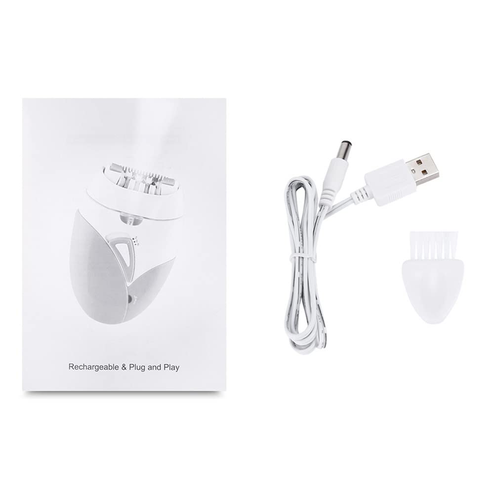 Best Women's Epilator for Smooth Skin - Hair Remover for Legs, Arms, Underarms, Bikini & Face - USB Rechargeable - Perfect for Travel, Home Spa & Quick Hair Removal