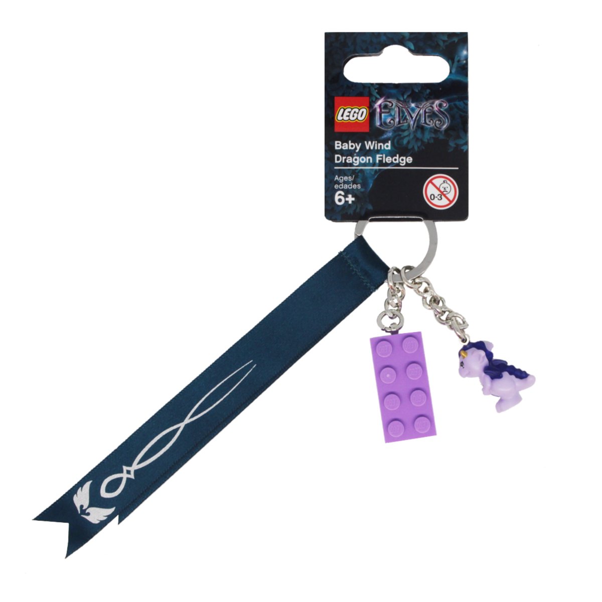 LEGO Elves Baby Wind Dragon Fledge Keychain 853563 - Cute Collectible Keyring for Kids & LEGO Fans | Perfect for Backpacks, Gifts & Party Favors