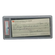 Authentic Maurice Richard Signed Montreal Canadiens Bank Check #607 PSA/DNA Certified - Perfect for Hockey Memorabilia Collectors & Sports Fans Display
