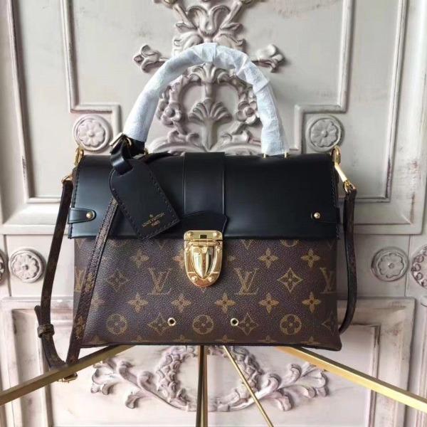 Louis Vuitton One Handle Flap Bag MM Monogram Canvas Crossbody Purse - Luxury Designer Handbag for Women, Perfect for Date Night & Evening Events