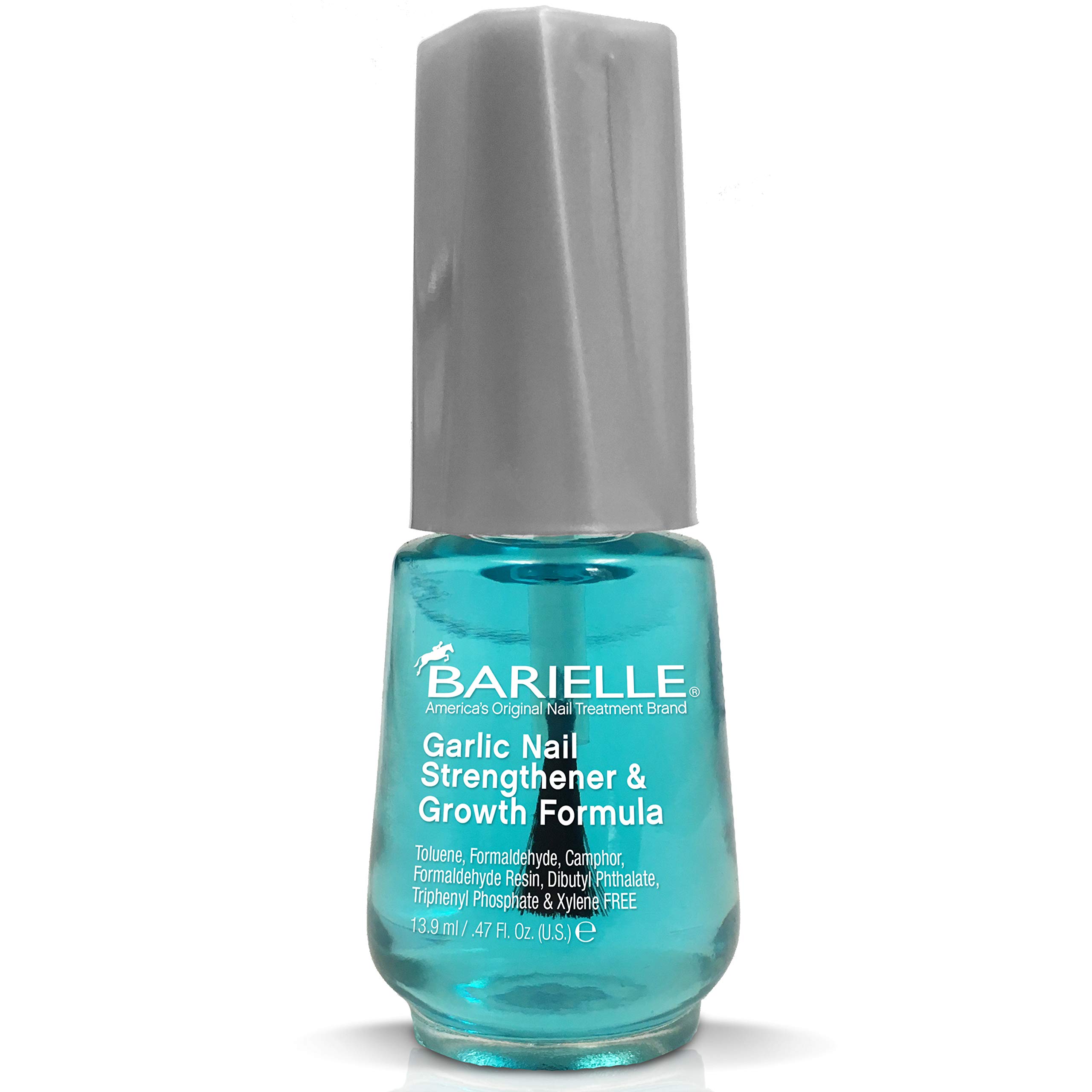 Barielle Garlic Nail Strengthener & Growth Treatment - Dual Function Nail Polish for Stronger, Healthier Nails - Perfect for Brittle Nails and Nail Care Routine