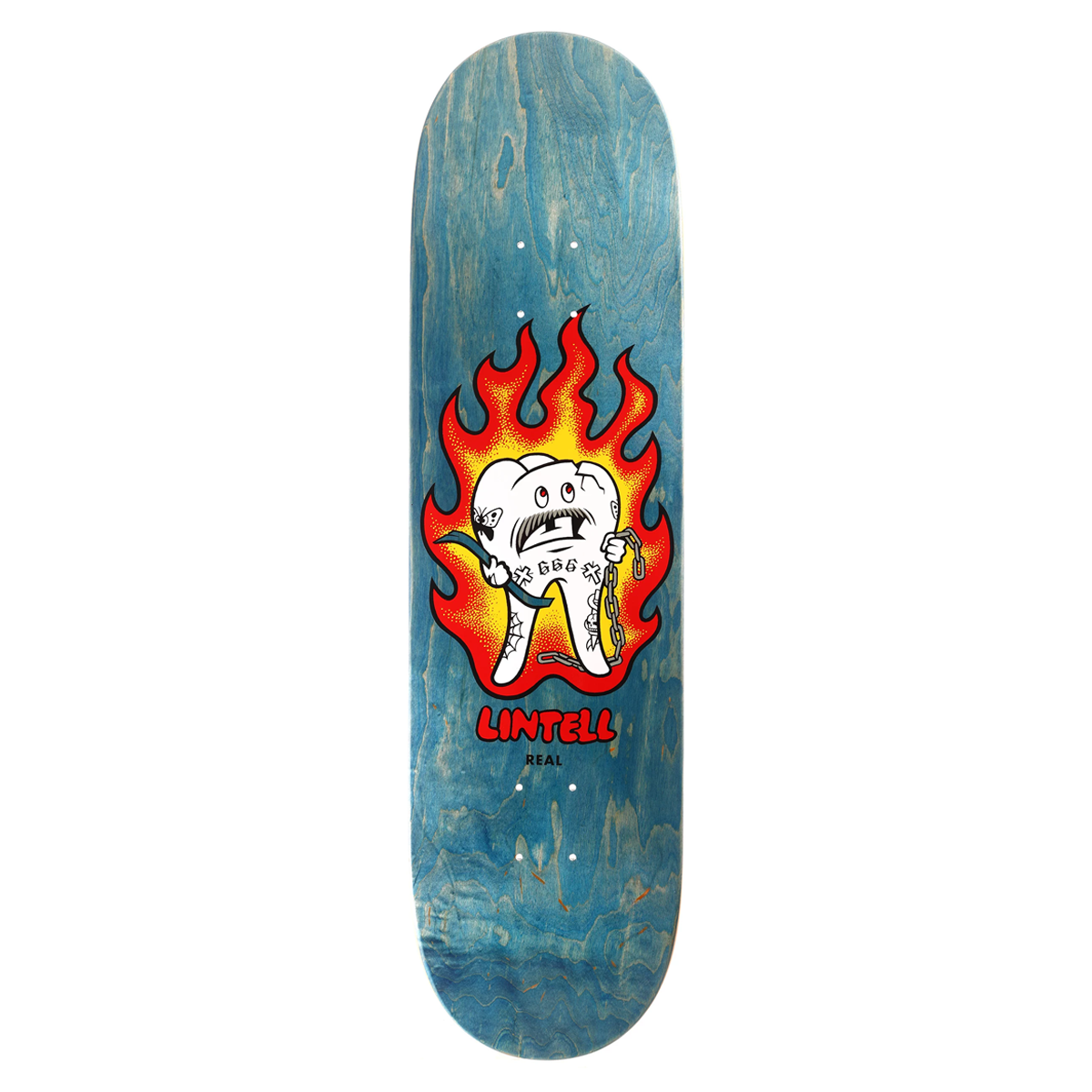 Real Lintell EZ Mascot Skateboard Deck 8.5