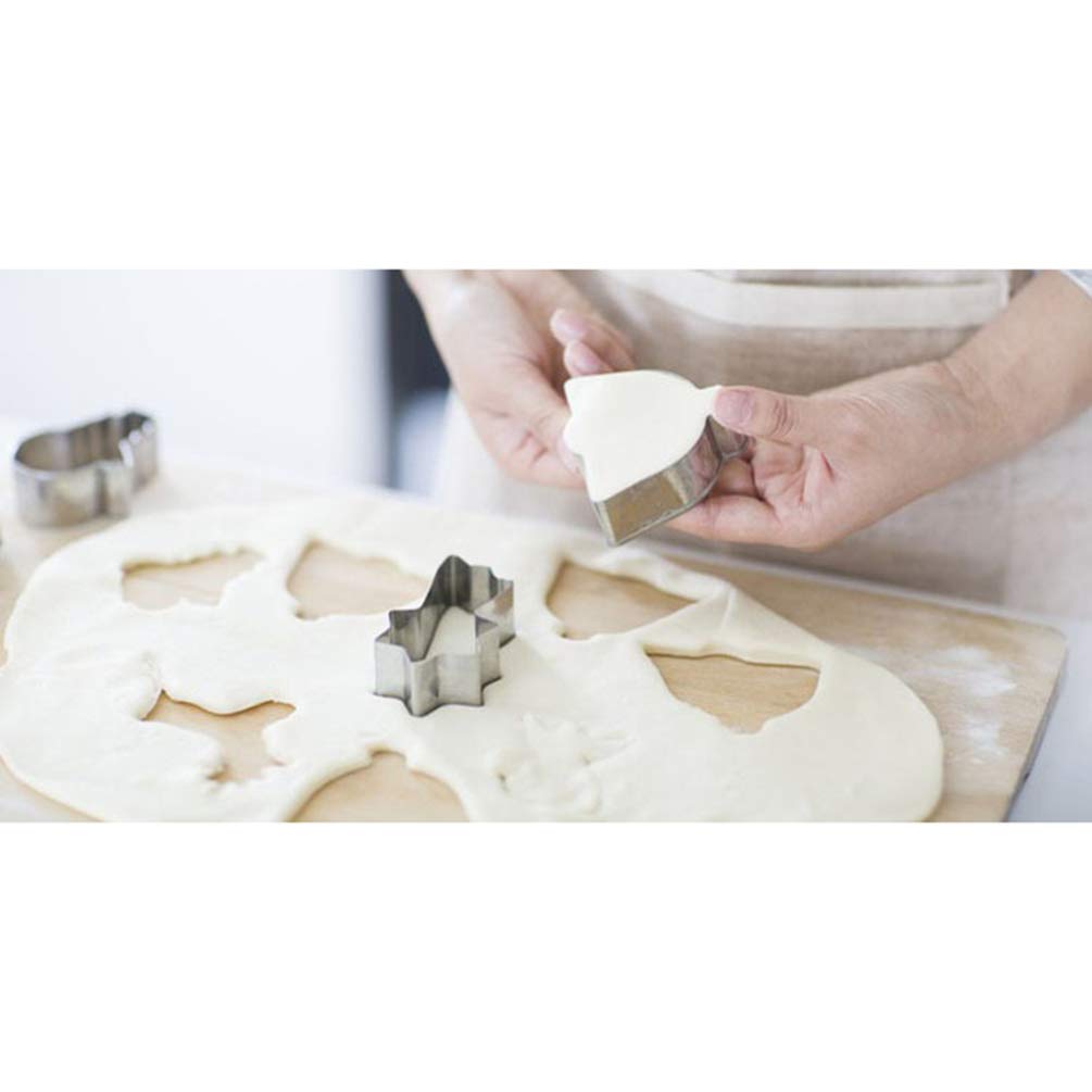 4-Piece Stainless Steel Cake & Cookie Baking Molds Set - Lobster & Fruit Shaped Cutters for DIY Desserts, Pastries, and Party Treats | Perfect for Home Baking, Holiday Decorations, and Kids' Cooking Activities